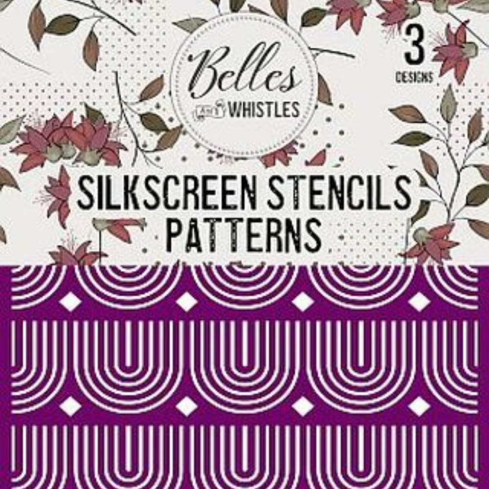 Belles Patterns Silkscreen Stencil-Levee Art Gallery
