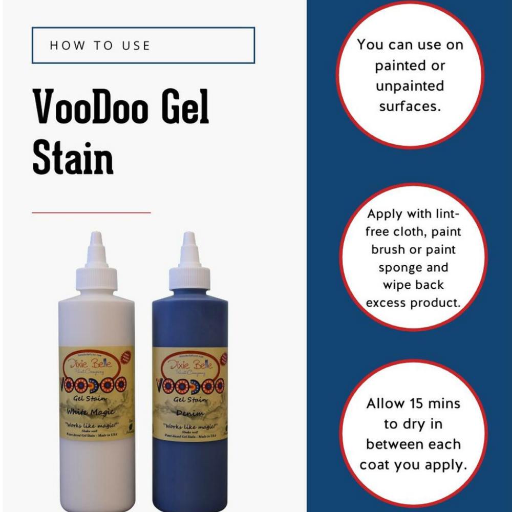 Voodoo Stain Gel 8oz-Levee Art Gallery